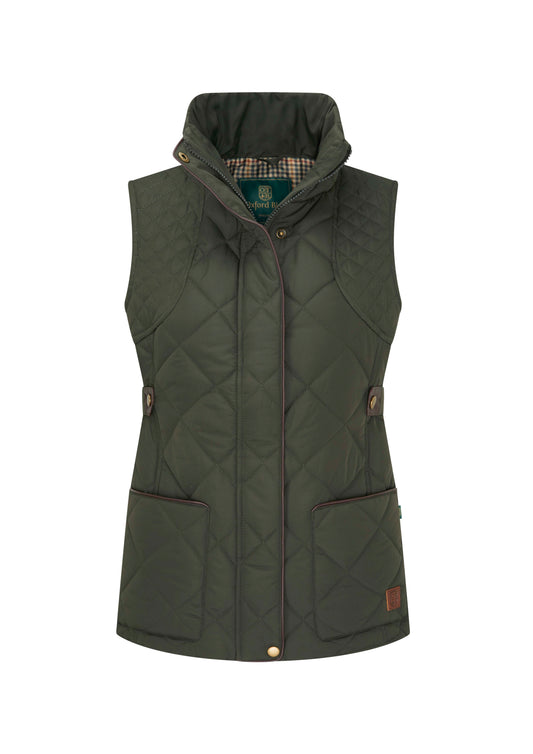 Oxford Blue Ladies Clare Gilet in Green