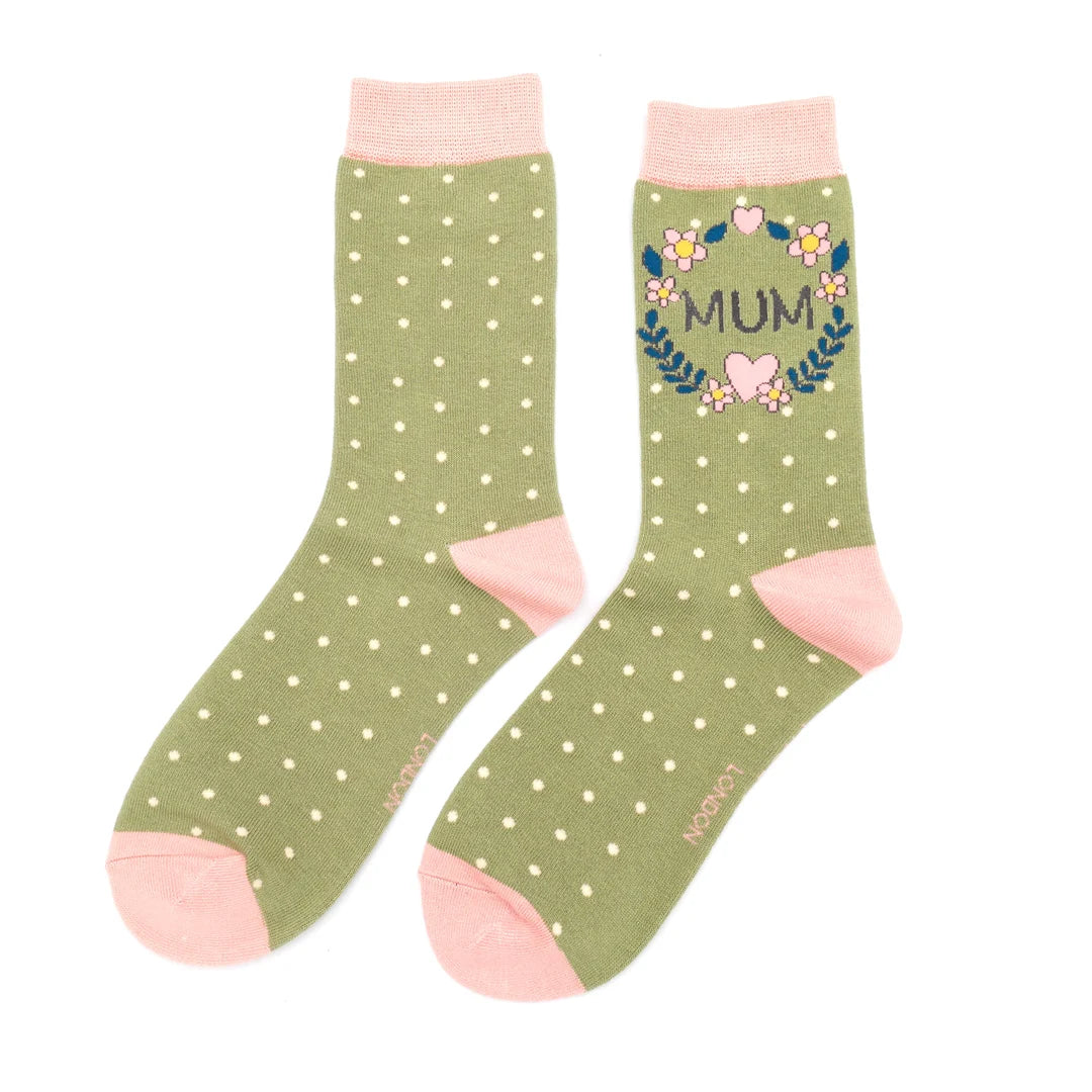 Miss Sparrow  Mum Floral Wreath Moss