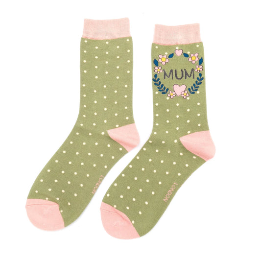 Miss Sparrow  Mum Floral Wreath Moss