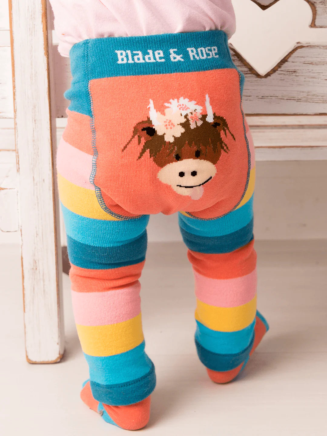 Blade & Rose Bonnie Highland Cow Leggings