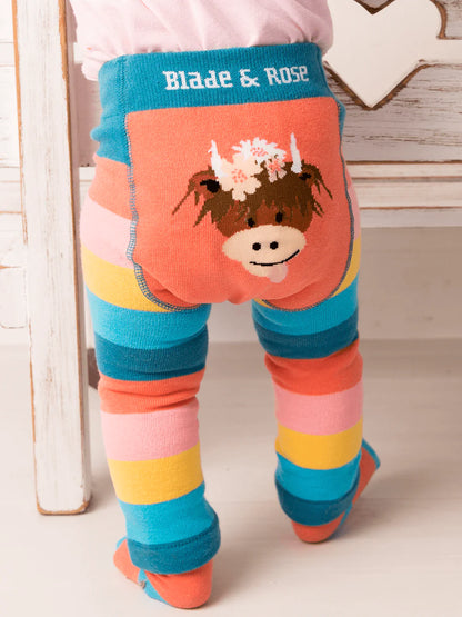 Blade & Rose Bonnie Highland Cow Leggings