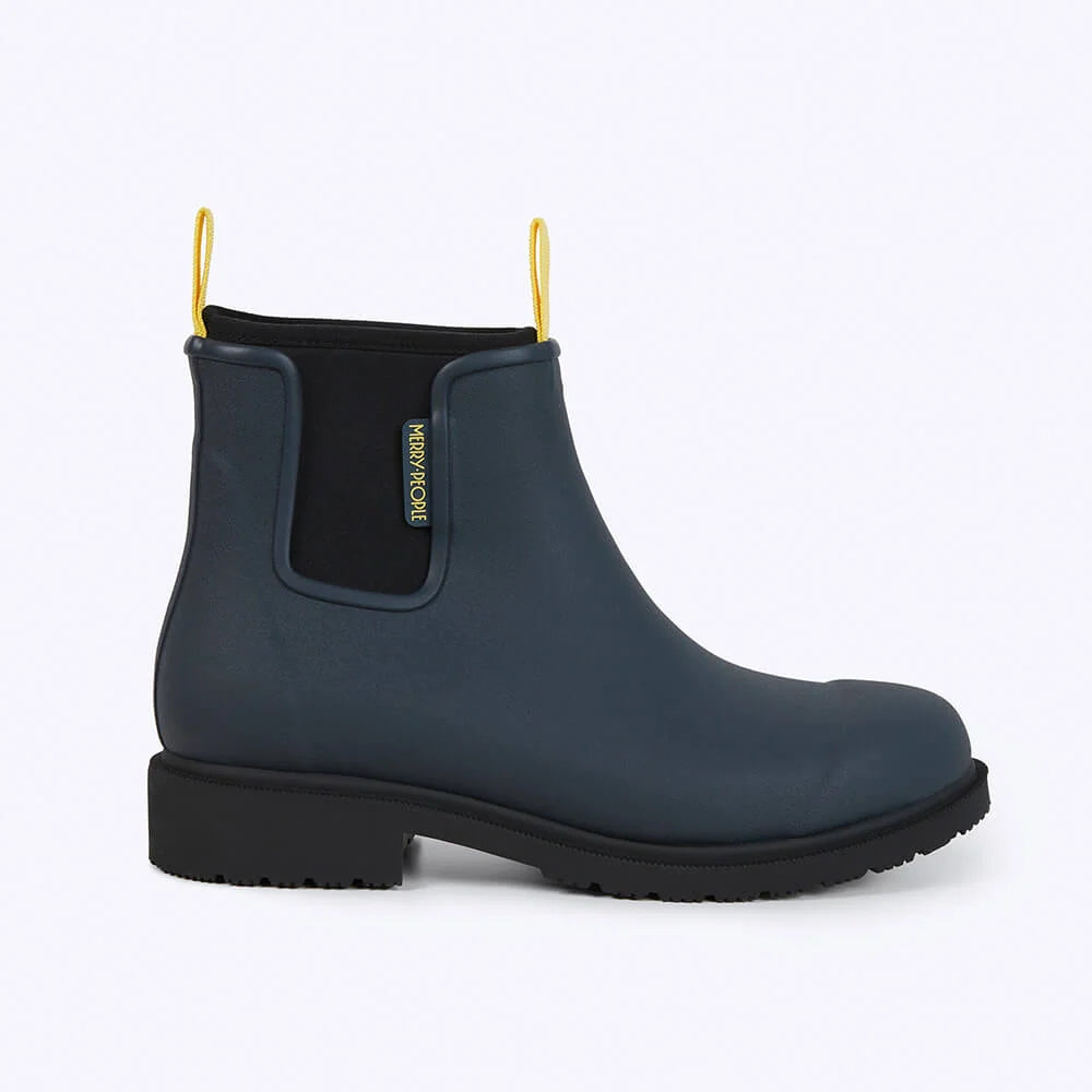Merry People Bobbi Midnight Blue Ankle Wellington Boot
