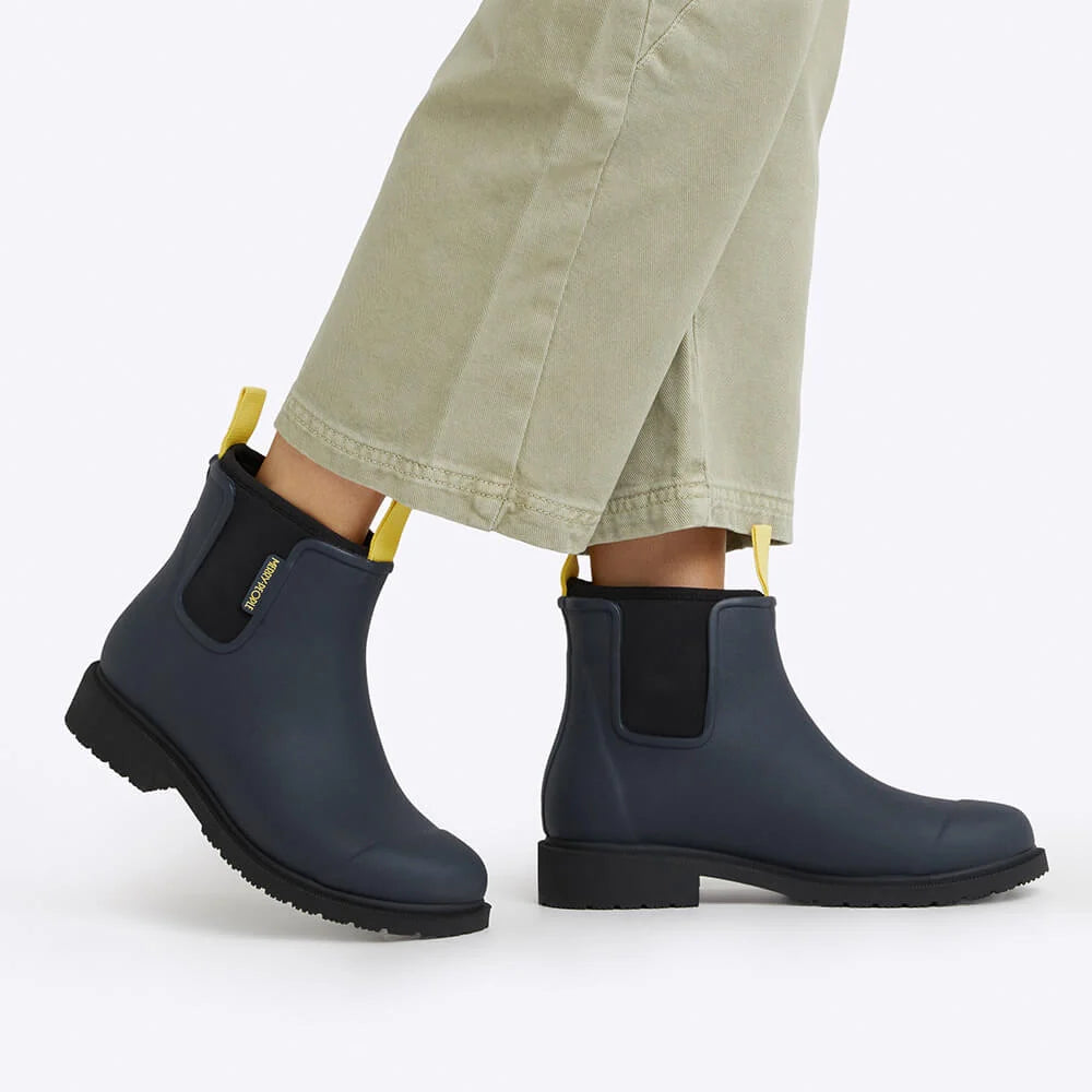 Merry People Bobbi Midnight Blue Ankle Wellington Boot