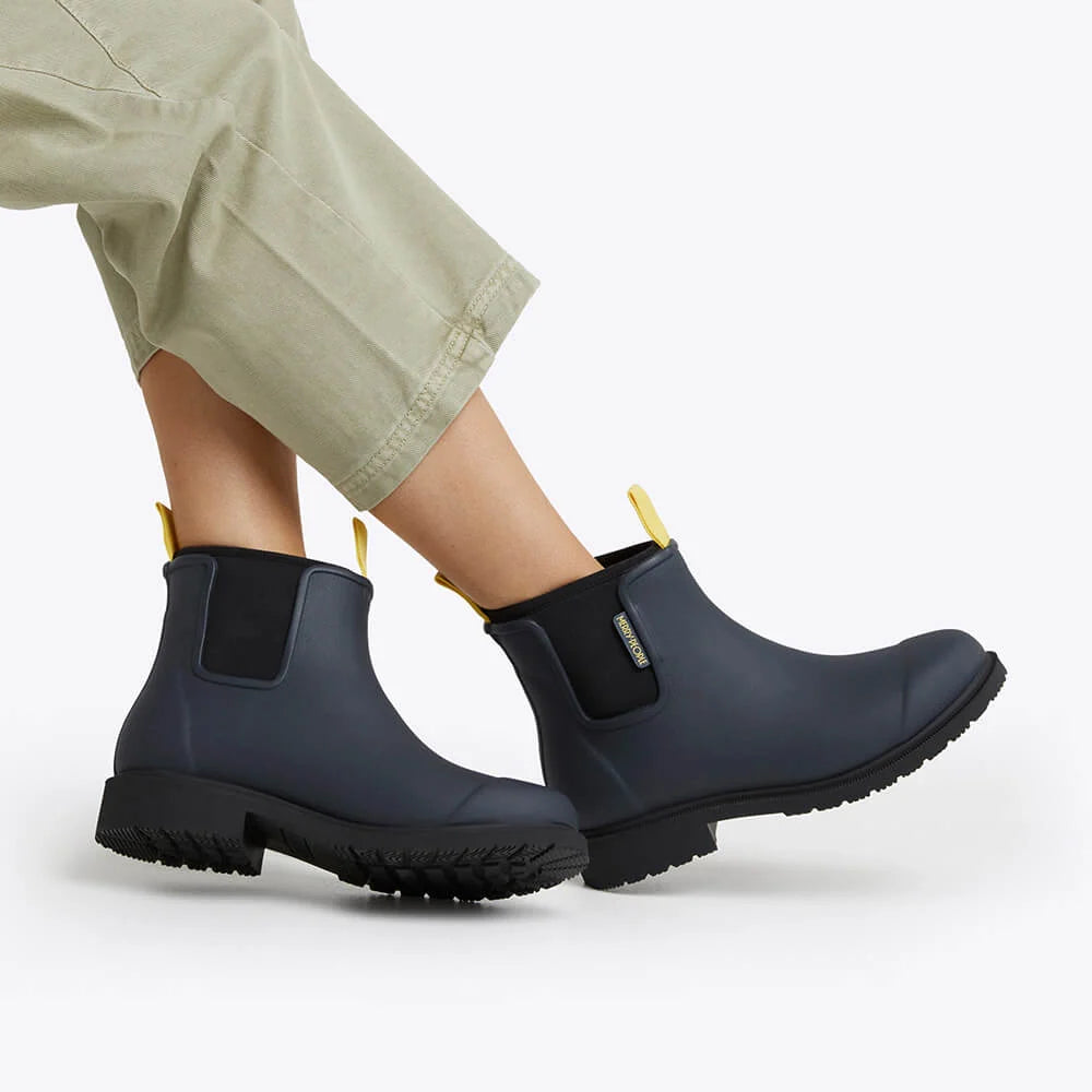 Merry People Bobbi Midnight Blue Ankle Wellington Boot