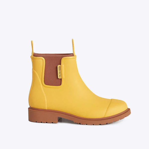 Merry People Bobbi Sunflower Yellow Ankle Wellington Boot