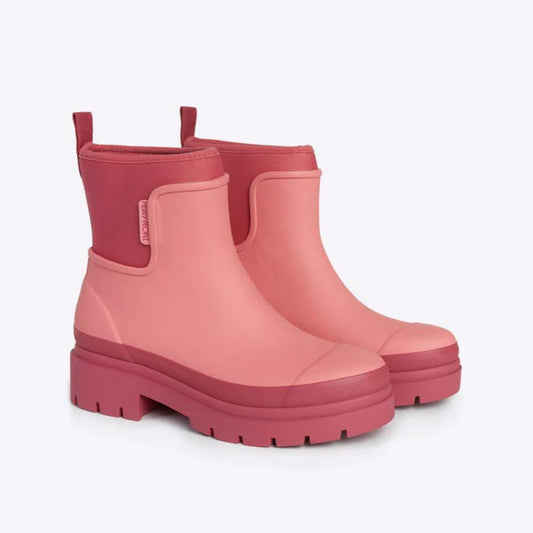 Merry People Tully Ankle Wellington Boot - Watermelon