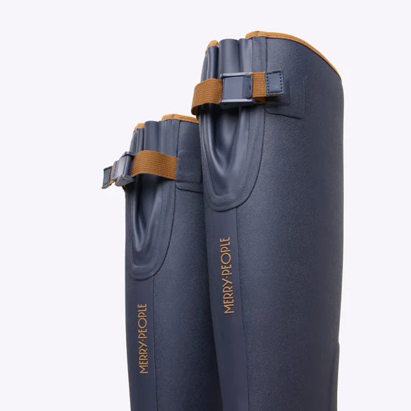 Merry People Fergie Tall Wellington Boot - Oxford Blue