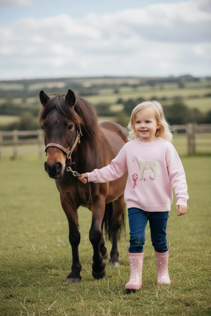 Eleanor Charles - The Palomino Intarsia Jumper