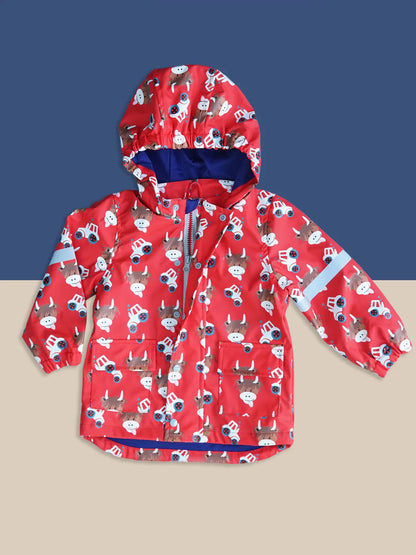 Blade & Rose Hamish Highland Cow Colour Changing Raincoat