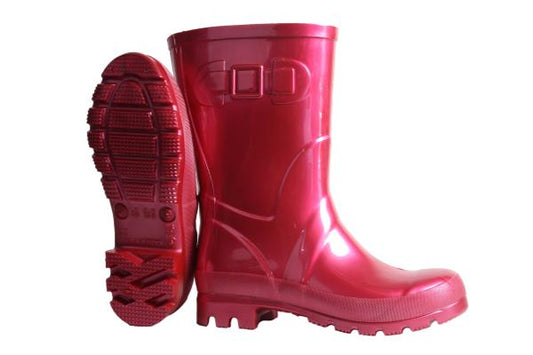 Ladies Pink Roxy Wellington Boots