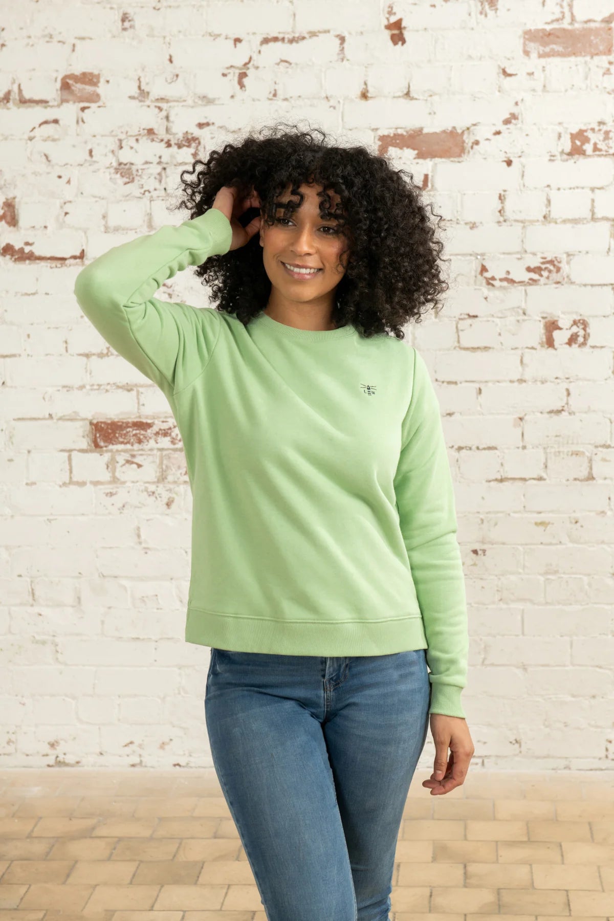 Lighthouse Seaside Jersey in Soft Green
