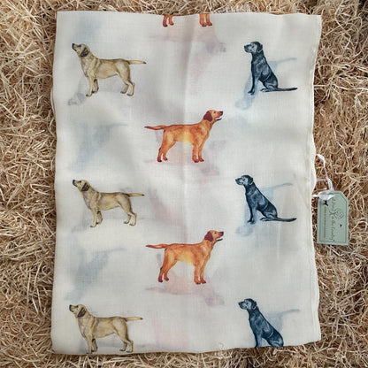 The Labradors Scarf - At Home in The Country