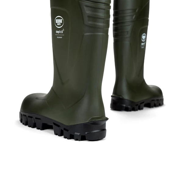 Bekina    Safety Wellington - StepliteX - SolidGrip Steel Toe Cap & Midsole (S5) in Green
