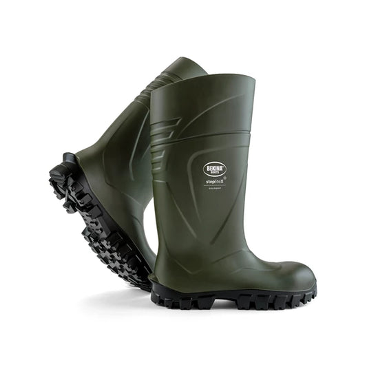 Bekina    Safety Wellington - StepliteX - SolidGrip Steel Toe Cap & Midsole (S5) in Green