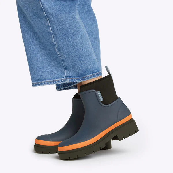 Merry People Tully Ankle Wellington Boot - Blueberry