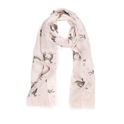 Hares & Daisies Scarf - At Home in The Country