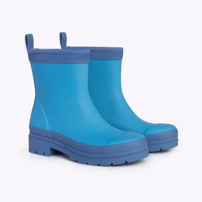 Merry People Andie Wave Blue Ankle Wellington Boot