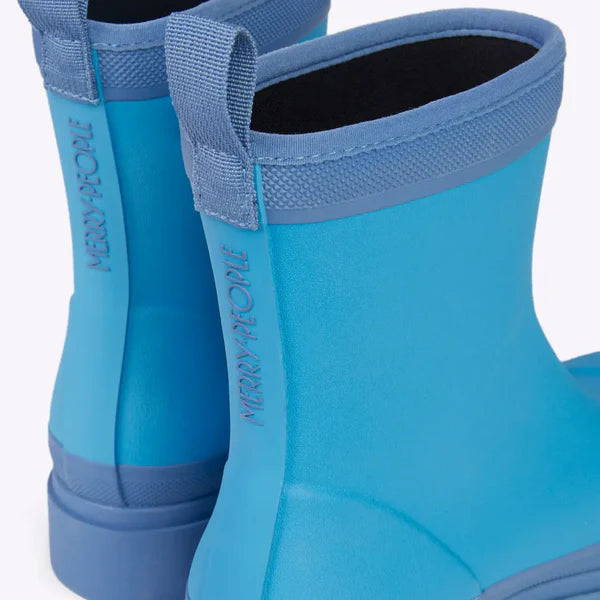 Merry People Andie Wave Blue Ankle Wellington Boot