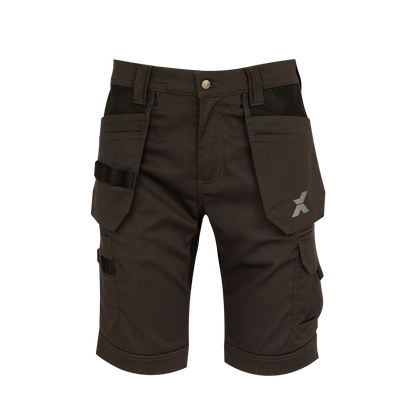 Xpert Pro Stretch Shorts With Holster Pockets  Grey / Black