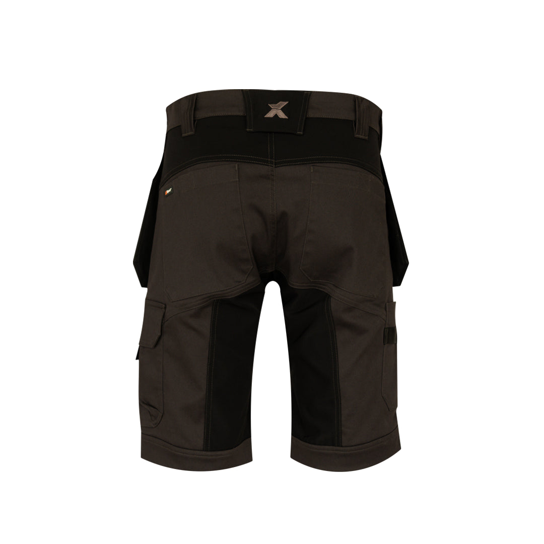 Xpert Pro Stretch Shorts With Holster Pockets  Grey / Black