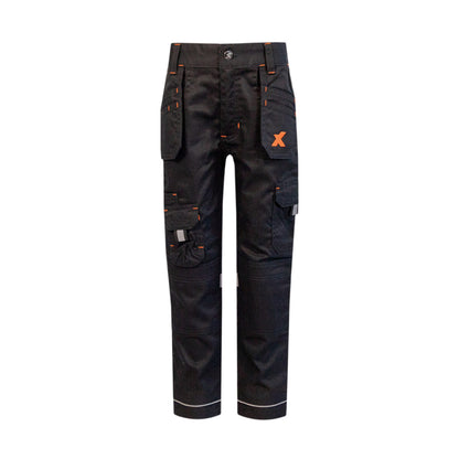 Xpert Black Pro Junior / Kids Stretch Work Trouser