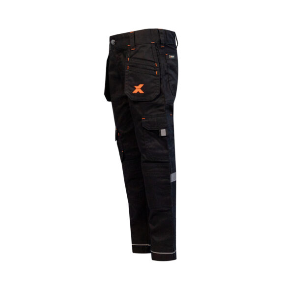 Xpert Black Pro Junior / Kids Stretch Work Trouser