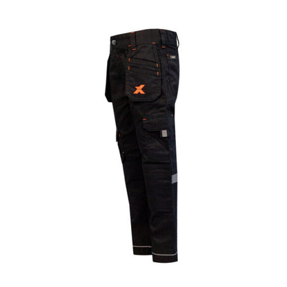 Xpert Black Pro Junior / Kids Stretch Work Trouser