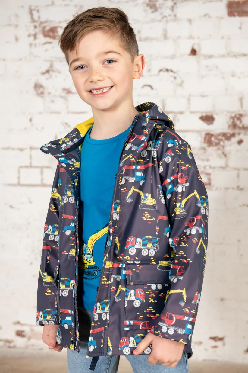 Lighthouse  Anchor - Waterproof Jacket    Construction Print