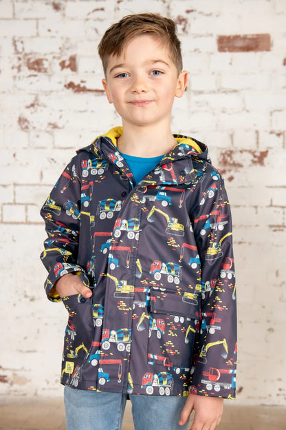 Lighthouse  Anchor - Waterproof Jacket    Construction Print