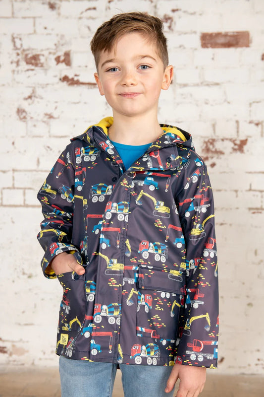 Lighthouse  Anchor - Waterproof Jacket    Construction Print