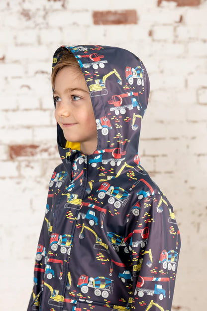 Lighthouse  Anchor - Waterproof Jacket    Construction Print