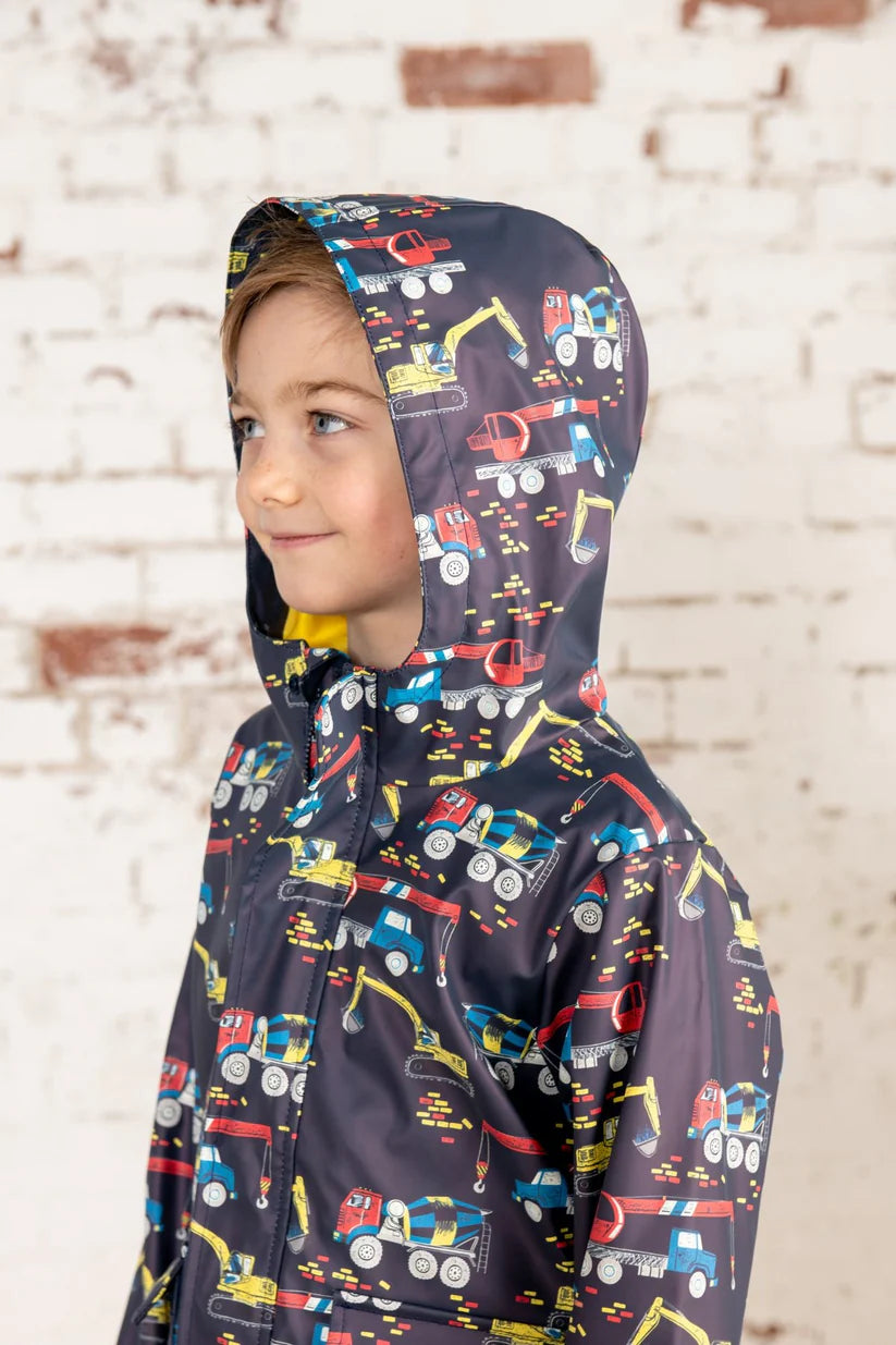 Lighthouse  Anchor - Waterproof Jacket    Construction Print