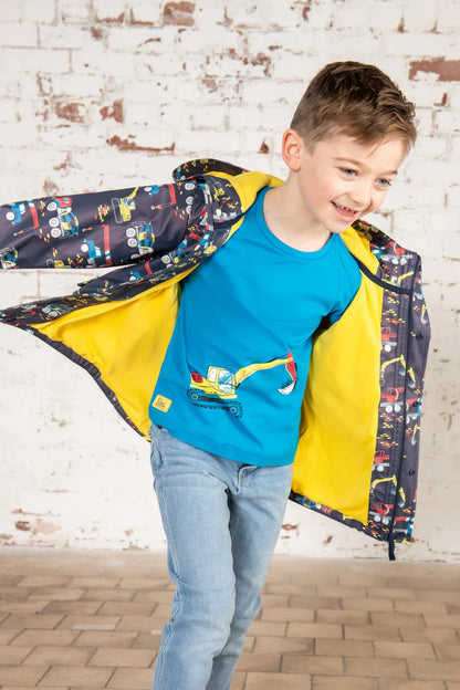 Lighthouse  Anchor - Waterproof Jacket    Construction Print