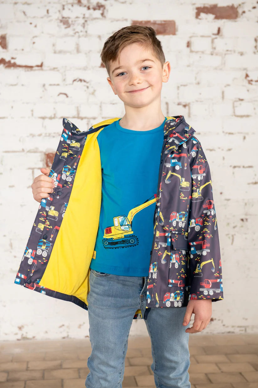 Lighthouse  Anchor - Waterproof Jacket    Construction Print