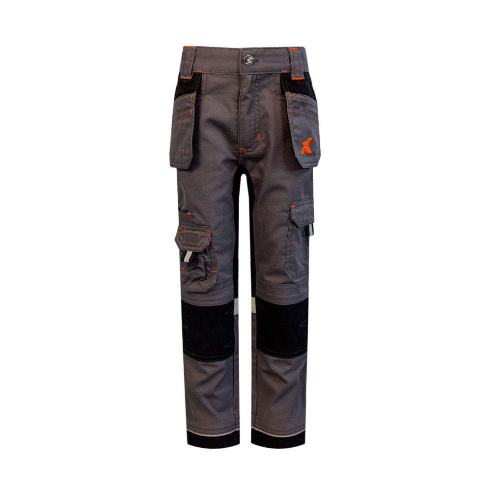 Xpert Grey Pro Junior / Kids Stretch Work Trouser