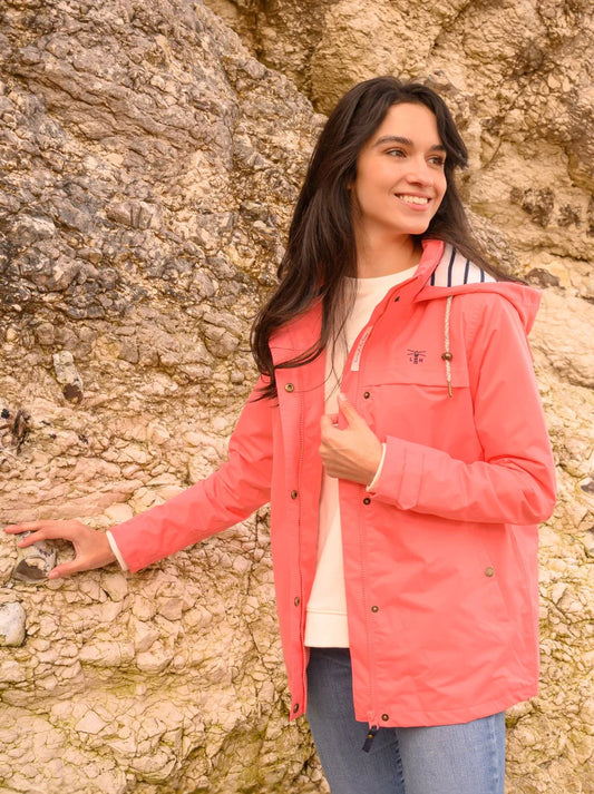 Lighthouse Ladies Beachcomber Jacket - Coral