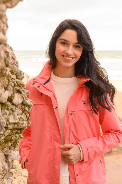 Lighthouse Ladies Beachcomber Jacket - Coral