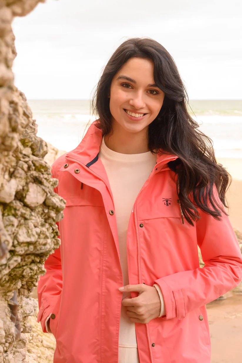 Lighthouse Ladies Beachcomber Jacket - Coral