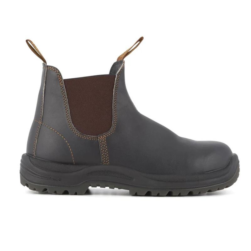 Blundstone #192 Stout Brown Safety Boots