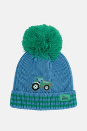 Lighthouse Children’s Bobbie Bobble Hat - Green Tractor