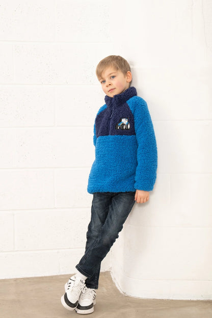 Lighthouse Caden Fleece - Blue Tractor