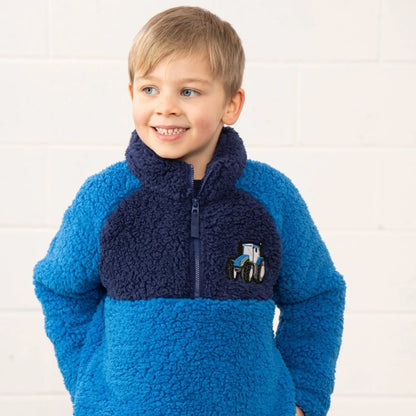 Lighthouse Caden Fleece - Blue Tractor