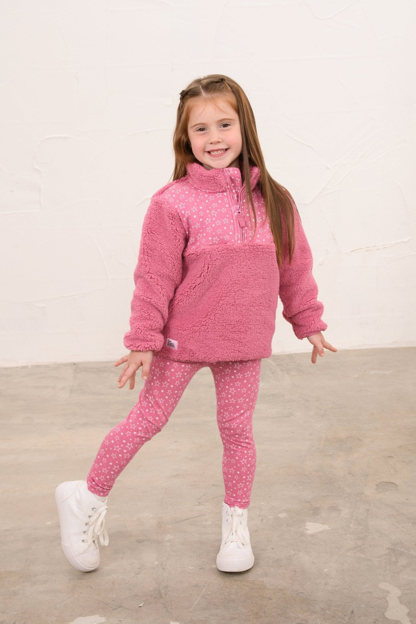 Lighthouse Cassie Fleece - Rose