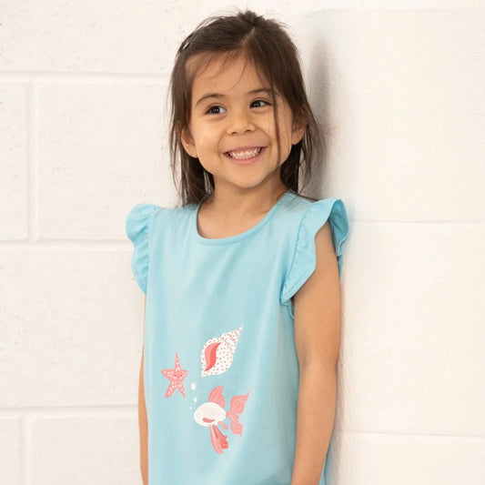 Lighthouse Causeway Swing Tee - Under the Sea
