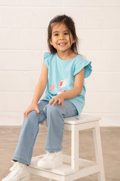 Lighthouse Causeway Swing Tee - Under the Sea