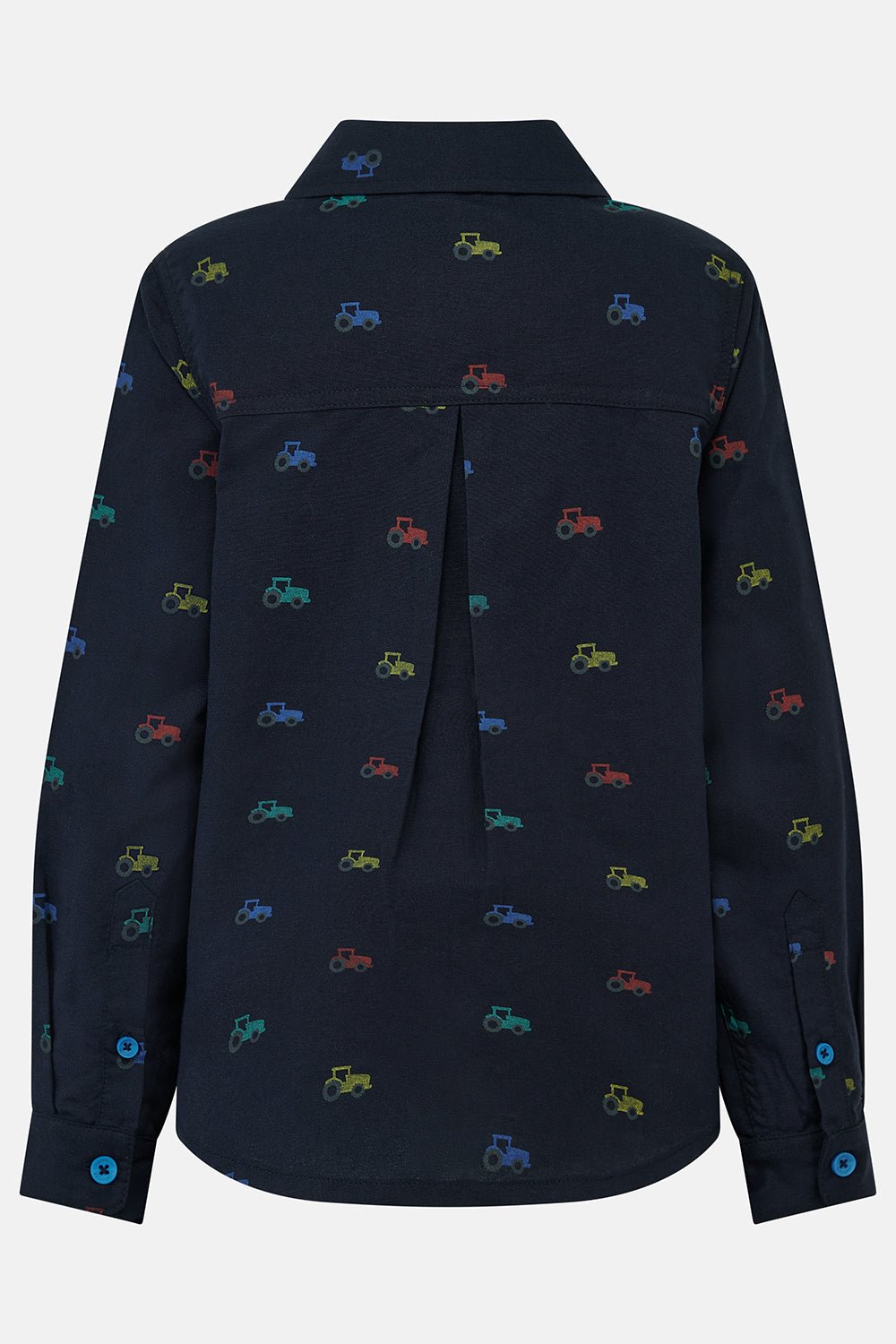 Lighthouse Charlie Shirt - Navy Tractor Print