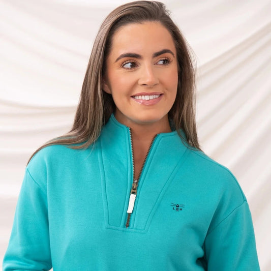 Lighthouse Coral Jersey - Soft Teal