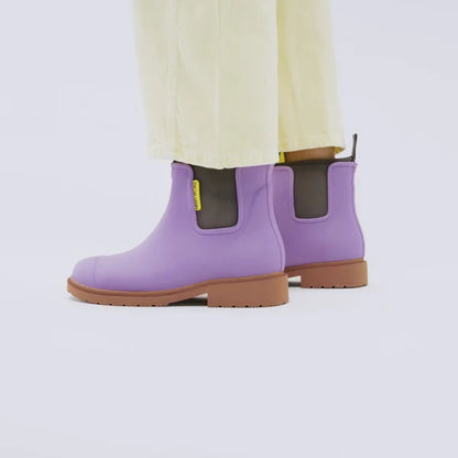 Merry People Bobbi Dusty Lilac Ankle Wellington Boot