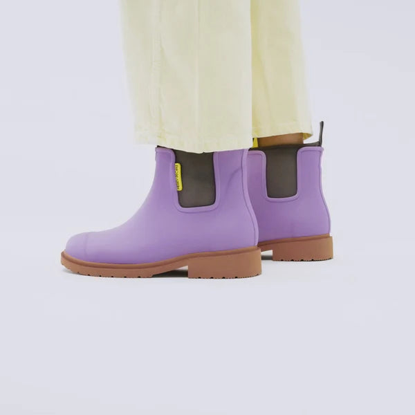Merry People Bobbi Dusty Lilac Ankle Wellington Boot