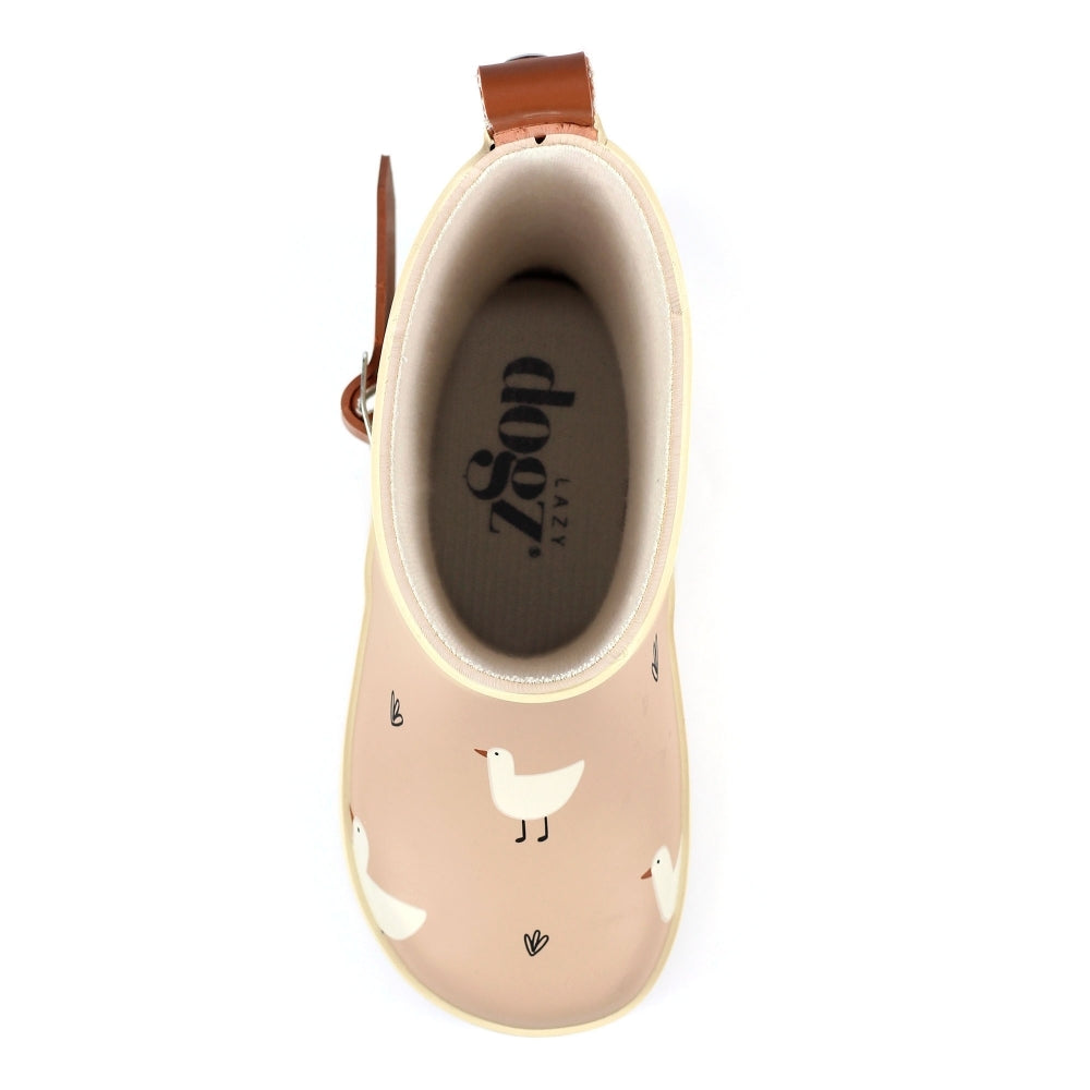 Lazy Dogz Downy Beige Toddler Wellington